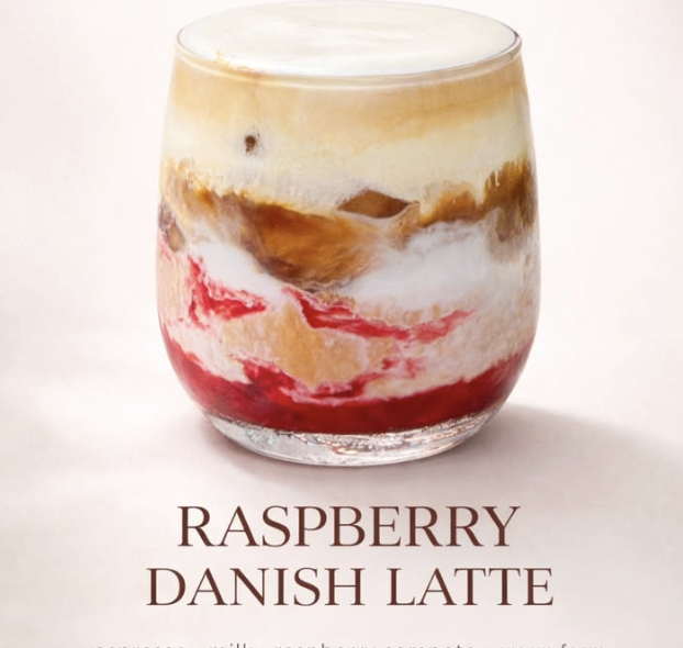 F-03 Raspberry Danish Latte
